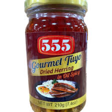 555 Gourmet Tuyo Dried Herring in Oil SPICY 210g